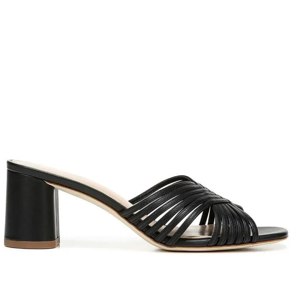 VIA SPIGA Women's V Rafaela Slides Sandal, Black, 9 - Picture 6 of 9